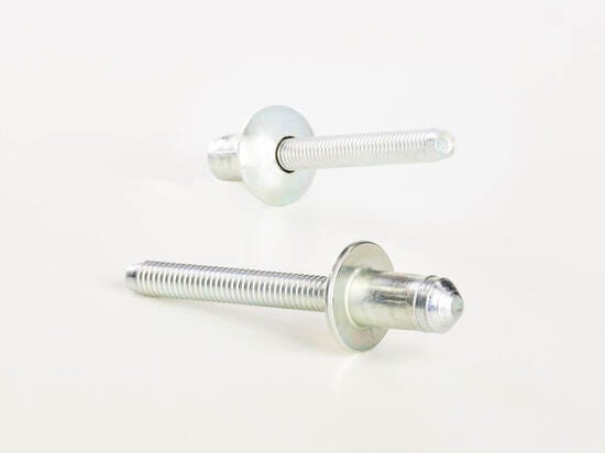 Hemlok 6.4mm [1/4] (8) Steel / Steel Structural Rivet Nuts