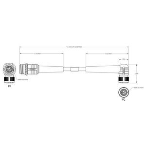 90° Tool Extension Cable, 5m