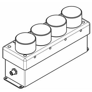 4 Position Socket Tray, Devicenet