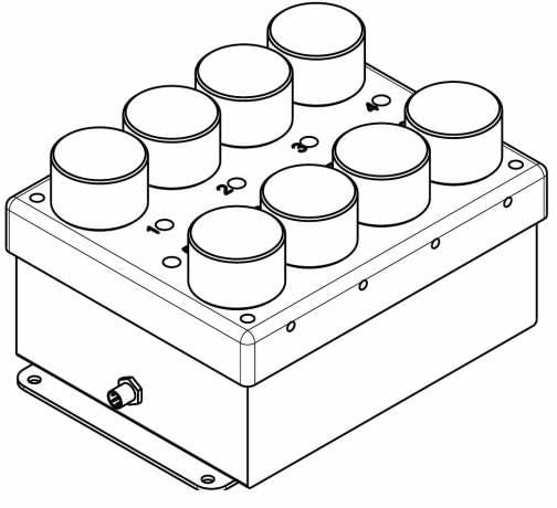 8 Position Socket Tray, 24V I/O