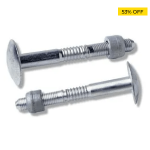 AVDEL Aluminum Lockbolts with 6.4mm [1/4] (8) nominal diameter with 7.92 - 11.1 mm grip range